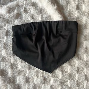 Strappy back satin bandana top